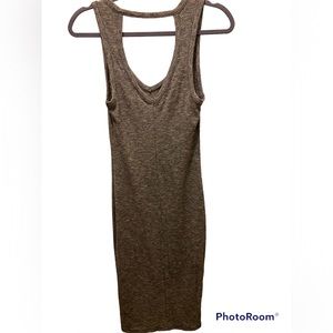 Sexy Gray Fitted Tank Dress~ Size S